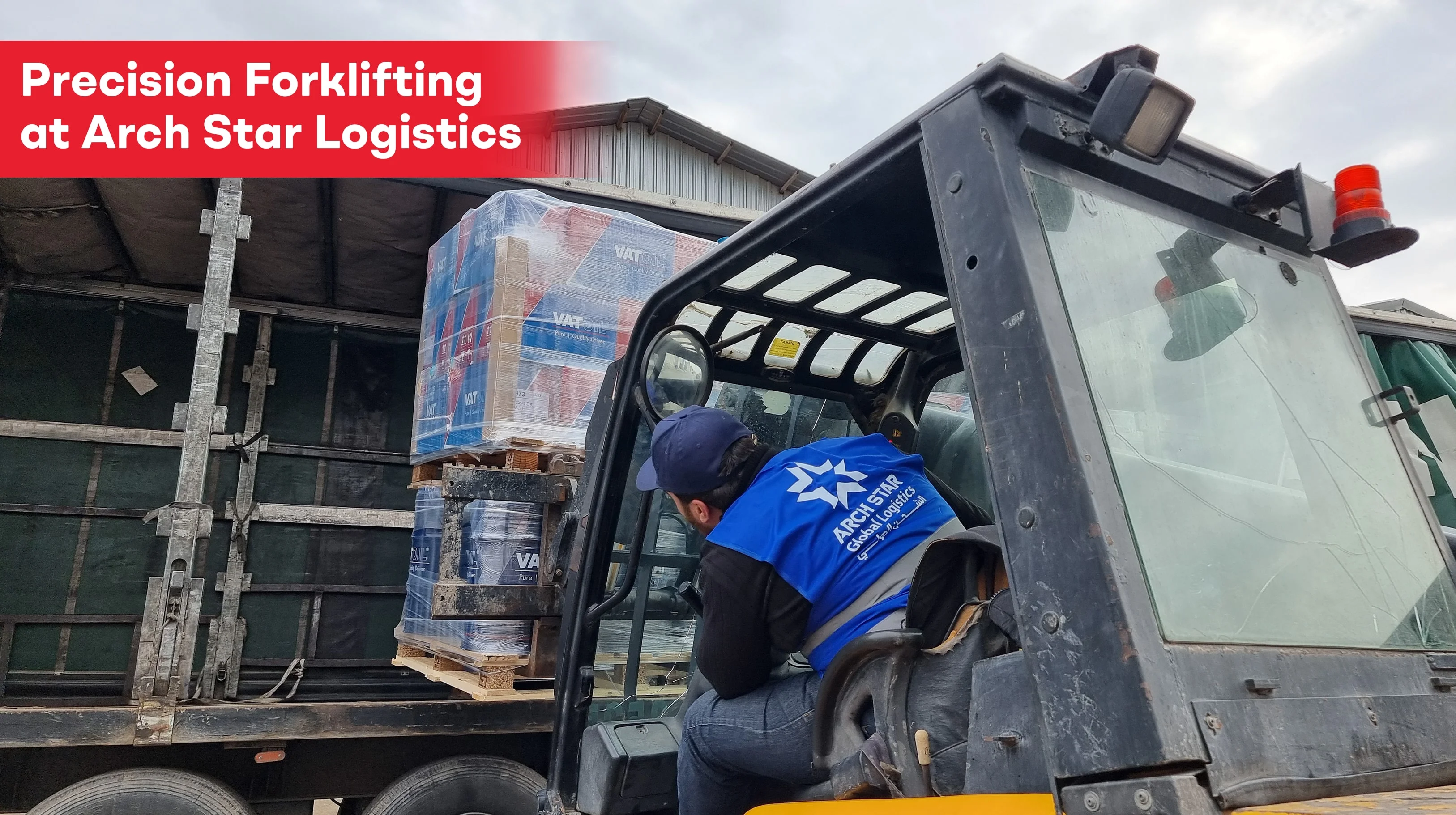 Precision Forklifting At Arch Star Logistics Min