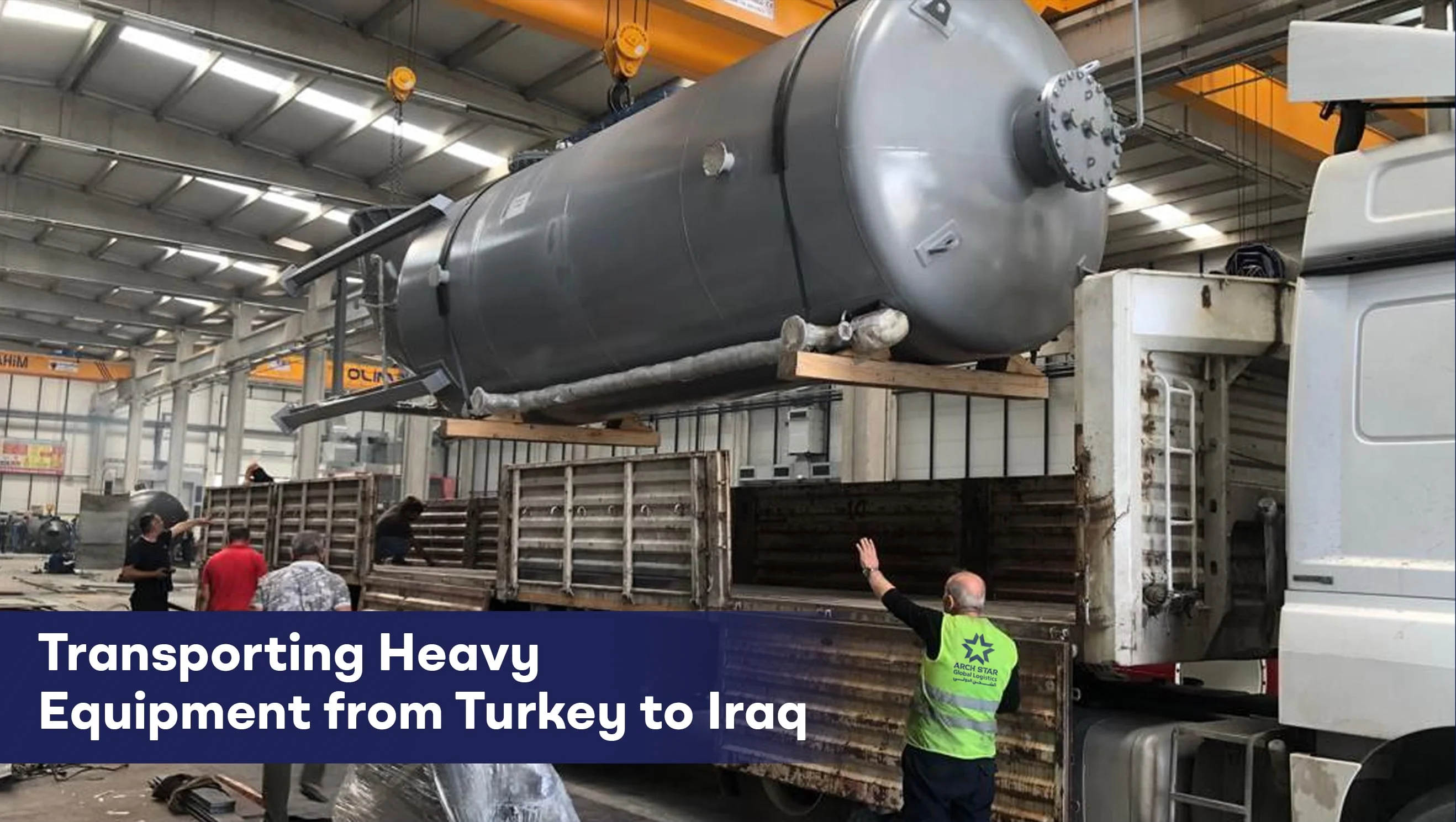 Transporting Heavy Equipment From Turkey To Iraq Min